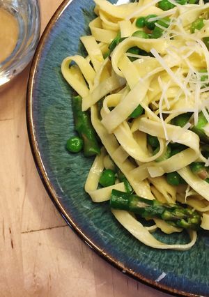 A picture of Vegetable Carbonara.