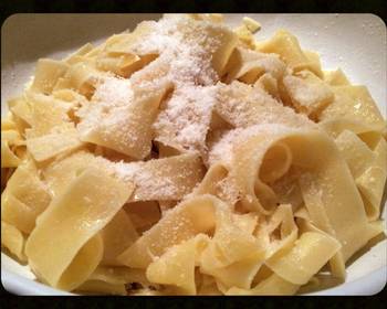 New Recipe AMIEs PAPPARDELLE with BUTTER  PARMESAN Very Delicious