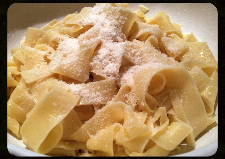 Step-by-Step Guide to Make Perfect AMIEs PAPPARDELLE with BUTTER &amp; PARMESAN