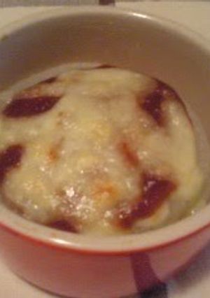 A picture of Easy and Delicious Sweet Onions with Cheese Miso.