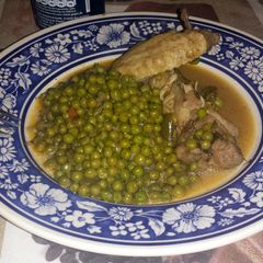 A picture of Chicken and Pea Stew.
