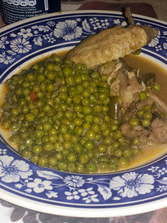 A picture of Chicken and Pea Stew.