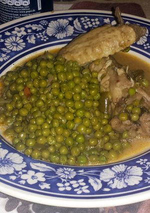 A picture of Chicken and Pea Stew.