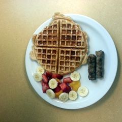 A picture of Waffles.