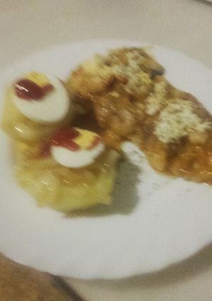 Una foto de Filete de merluza al vino manzanilla