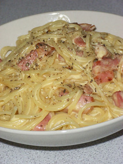 A picture of Quick, Budget-Friendly, and Easy! Rich, Authentic Carbonara.