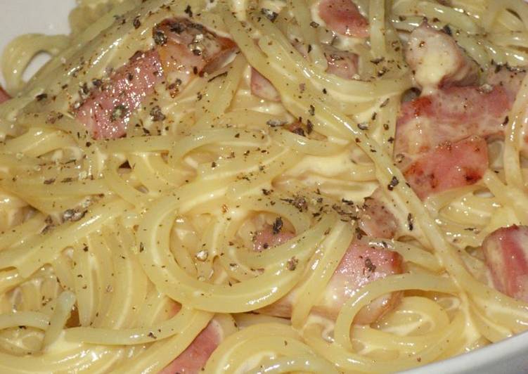 Steps to Prepare Favorite Quick, Budget-Friendly, and Easy!  Rich, Authentic Carbonara