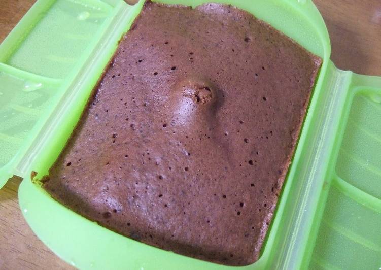 Rice Flour Chocolate Bread in a Silicone Steamer