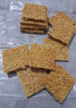 A picture of Sesame Brittle.