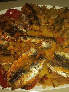 صورة لوصفة سمك بالخضر في الفرن 🐟🐟