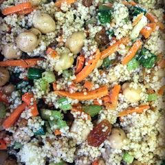 Mom's Curry Couscous Salad A picture of Mom's Curry Couscous Salad.