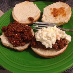 A picture of Barbecued Beef On Buns (Sloppy Joes).