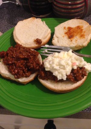 A picture of Barbecued Beef On Buns (Sloppy Joes).