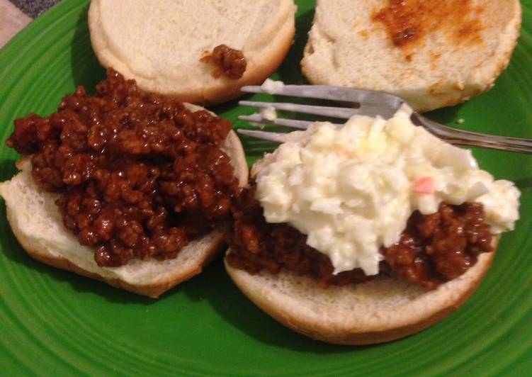 Recipe of Perfect Barbecued Beef On Buns (Sloppy Joes)