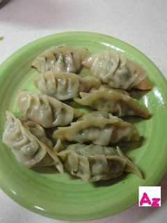 A picture of Pan-Fried Gyoza.