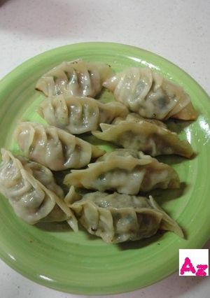 A picture of Pan-Fried Gyoza.
