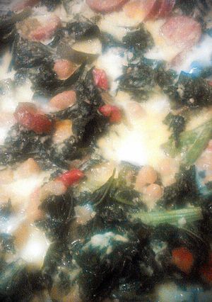 A picture of Kale Scramble Quiche.
