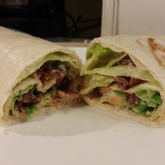 A picture of Chicken-Bacon Caesar Wrap.