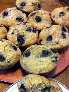 A picture of Blueberry Muffins.