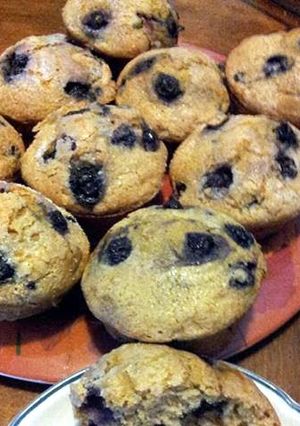 A picture of Blueberry Muffins.