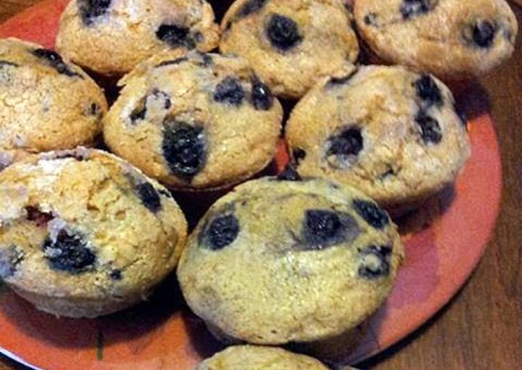 Recipe of Perfect Blueberry Muffins