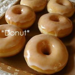 A picture of Glazed Doughnuts (Yeast Doughnuts).