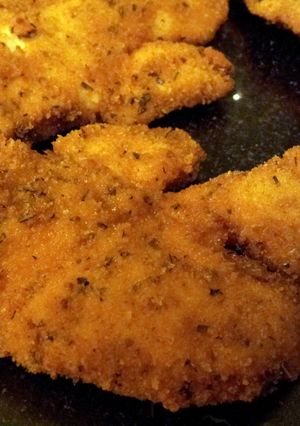 A picture of L's Easy Schnitzel.