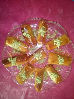 صورة لوصفة بقلاوة تركية