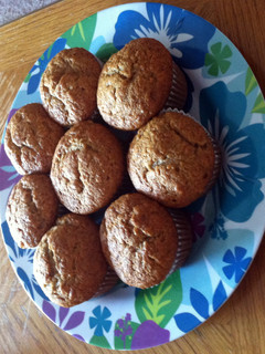 A picture of Banana Spice Muffins.