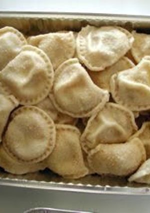 A picture of Homemade Perogis . ( Borrowed from Cooks.com ).