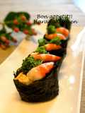 Broccolini and Shrimp Sushi Rolls