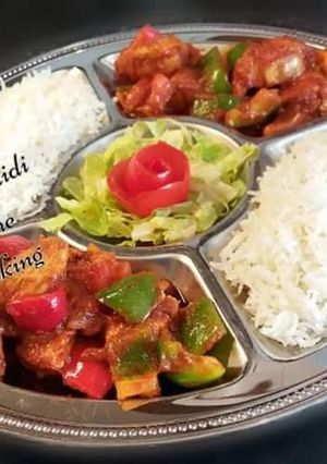 A picture of 🍗🥗Chicken Jalfrezi 🍗🥗.