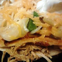 A picture of Turkey Quesadilla Pizzas.