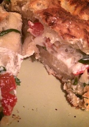 A picture of Italian Stromboli.