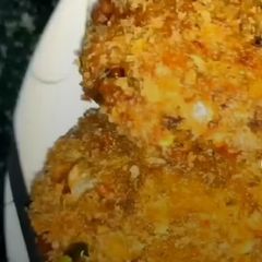 A picture of Chicken Aloo ke kebab.