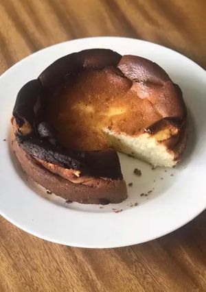Foto resep Original Basque Burnt Cheesecake
