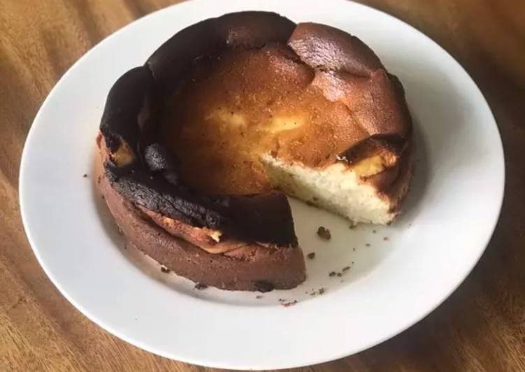 Resep Original Basque Burnt Cheesecake Anti Gagal