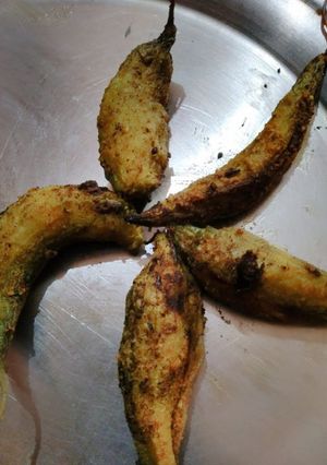 A picture of Stuff masala karela.
