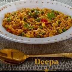 A picture of Soya Chura Matar Bhurji.