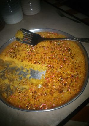 صورة لوصفة طريقة عمل البسبوسة الناجحة