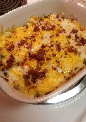 A picture of Baked Loaded Cauliflower.