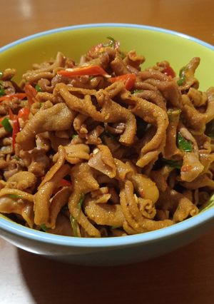 Foto resep Usus Ayam Pedas Manis