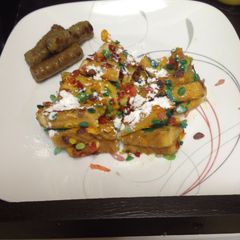 A picture of Fruity Pebble Crusted French Toast.