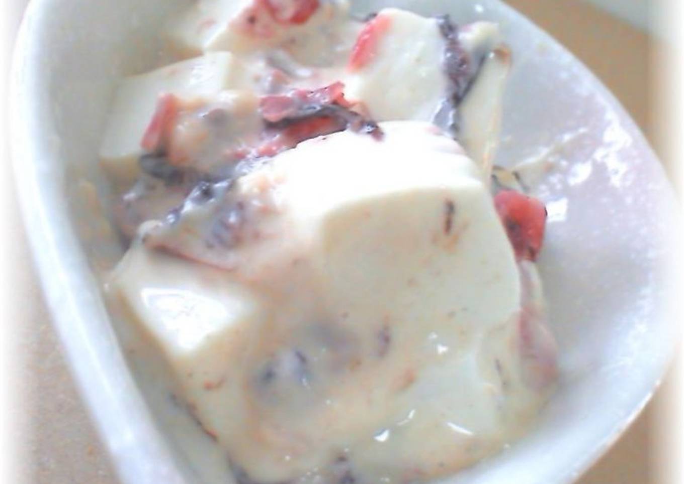 Delicious Tofu with Umeboshi Mayo Sauce
