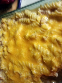 A picture of Kick'N chicken and noodles.