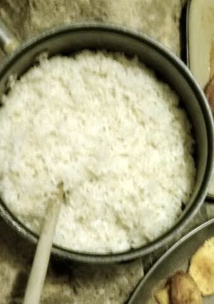A picture of Puerto Rican white rice.