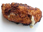 A picture of cheesy fried chicken