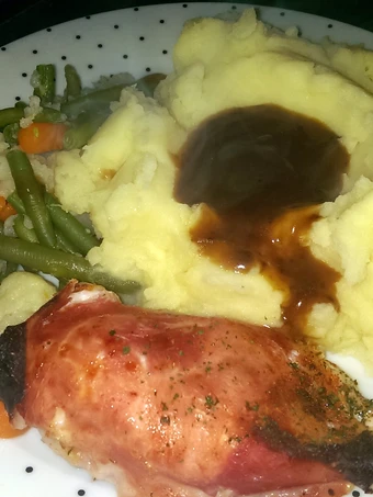Easy Way Make Mandys stuffed chicken and mash potatoes the Delicious Tasty