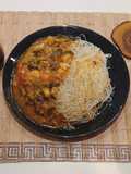Fideos Vermicelli con Pisto de Patata y Verduras