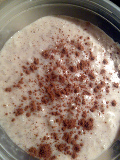 A picture of easy rice pudding.